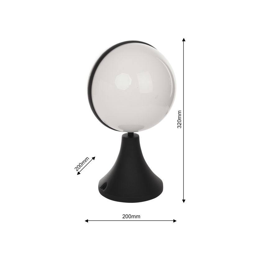 Vonkajšia lampa CIRCULO 1xE27/40W/230V IP44