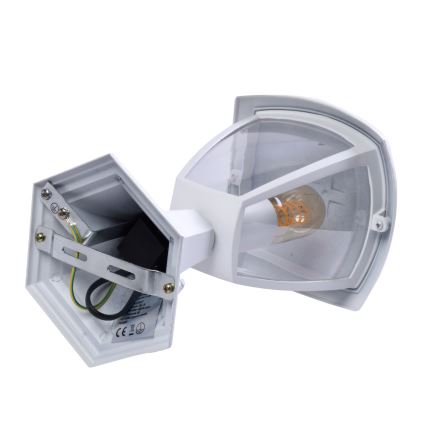 Vonkajšia lampa FOX 1xE27/40W/230V IP44 biela