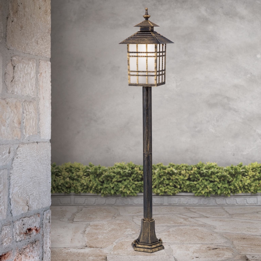 Vonkajšia lampa KIKO 1xE27/11W/230V IP44 bronz/patina