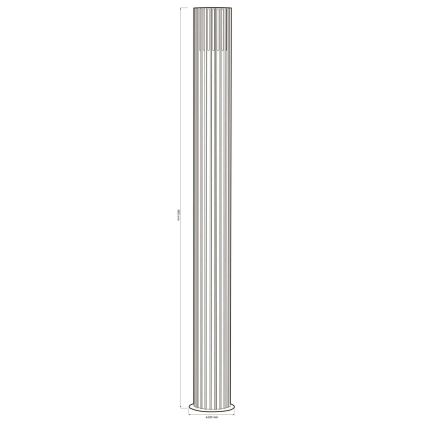 Vonkajšia lampa KUUSAMO 1xE27/20W/230V 74 cm IP54 antracit