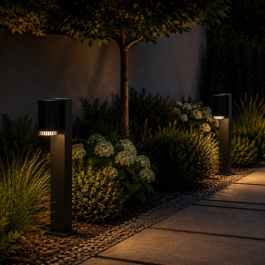 Vonkajšia lampa LANTHEA 1xGU10/11W/230V IP44 50 cm čierna