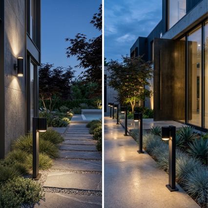 Vonkajšia lampa LANTHEA 1xGU10/11W/230V IP44 50 cm čierna