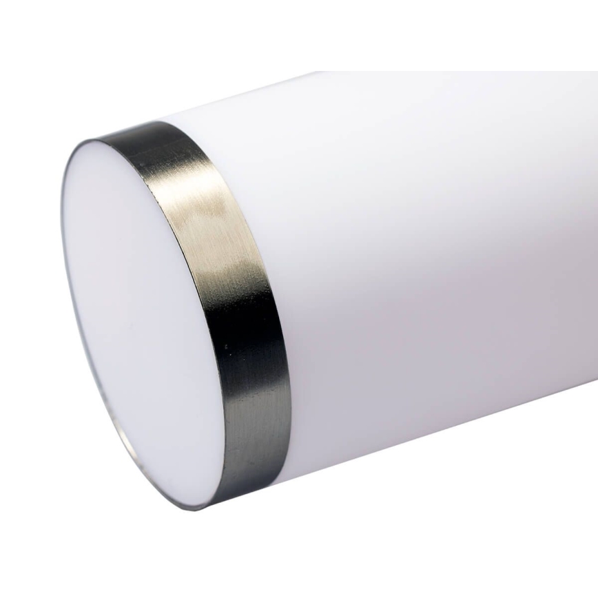 Vonkajšia lampa LIVIA 1xE27/10W/230V 45 cm IP44 strieborná