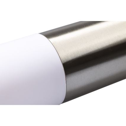 Vonkajšia lampa LIVIA 1xE27/10W/230V 45 cm IP44 strieborná