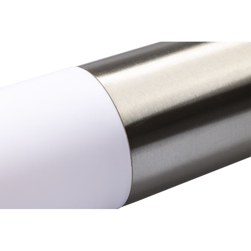 Vonkajšia lampa LIVIA 1xE27/10W/230V 45 cm IP44 strieborná