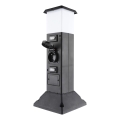 Vonkajšia lampa s 2 zásuvkami 1xE14/15W/230V IP44 čierna