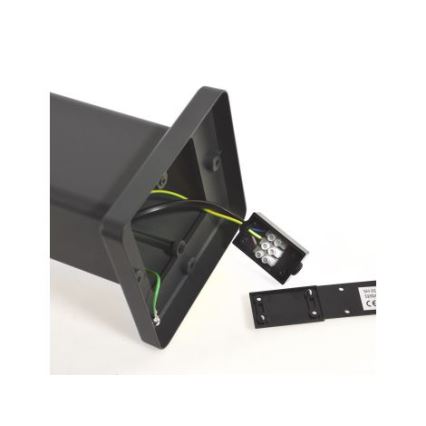 Vonkajšia lampa SANTA 1xE27/60W/230V 50 cm IP54 čierna