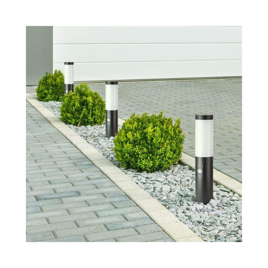 Vonkajšia lampa so senzorom 1xE27/60W/230V IP44 45cm antracit