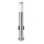 Vonkajšia lampa so senzorom + 2 zásuvkami SCHUKO 1xE27/60W/230V IP44 60cm matný chróm