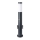 Vonkajšia lampa so senzorom a 2 zásuvkami SCHUKO 1xE27/60W/230V IP44 60cm čierna
