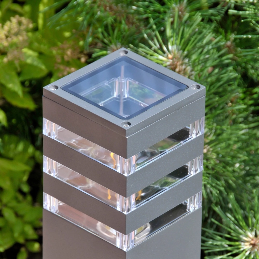 Vonkajšia lampa TEKSAS 1xE27/12W/230V IP44 74 cm grafit