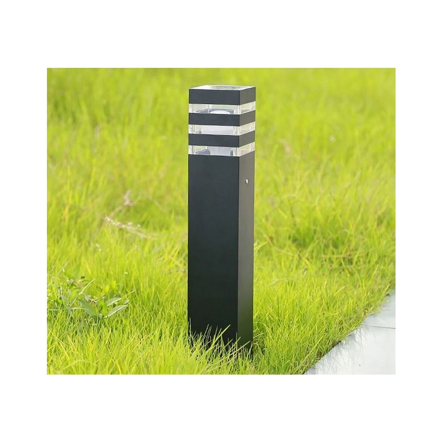 Vonkajšia lampa TEKSAS 1xE27/12W/230V IP44 74 cm grafit
