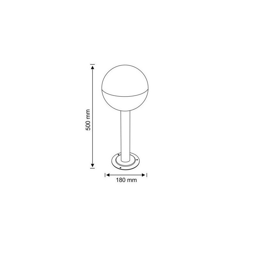 Vonkajšia lampa ULSA 1xE27/12W/230V IP44 50 cm