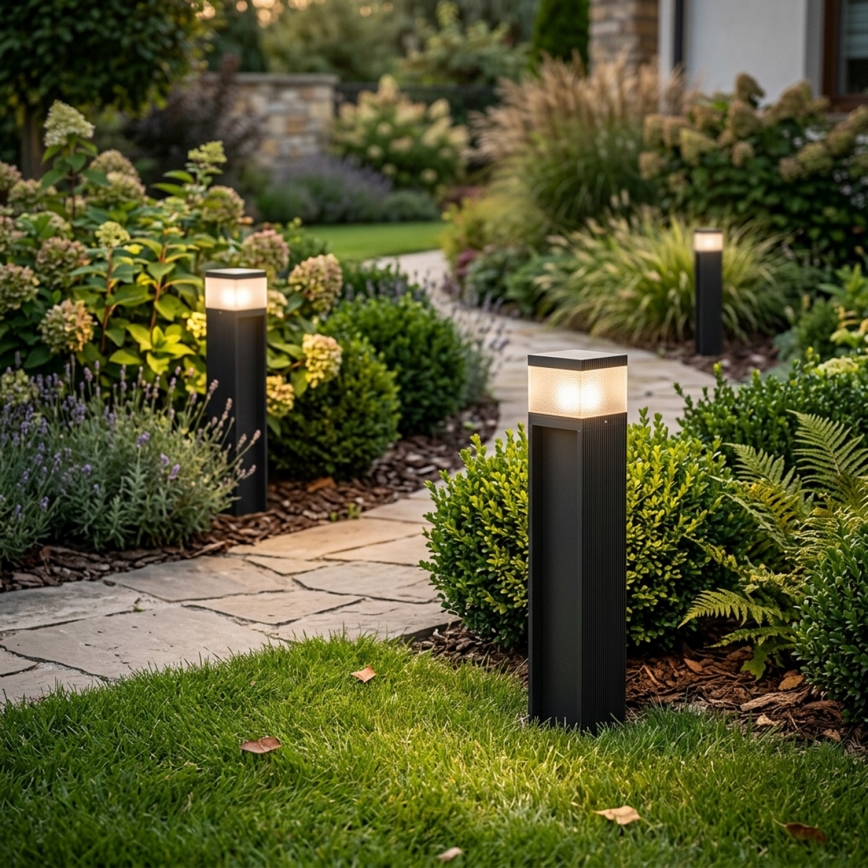 Vonkajšia lampa VESPER 1xG9/5W/230V IP44 50 cm čierna