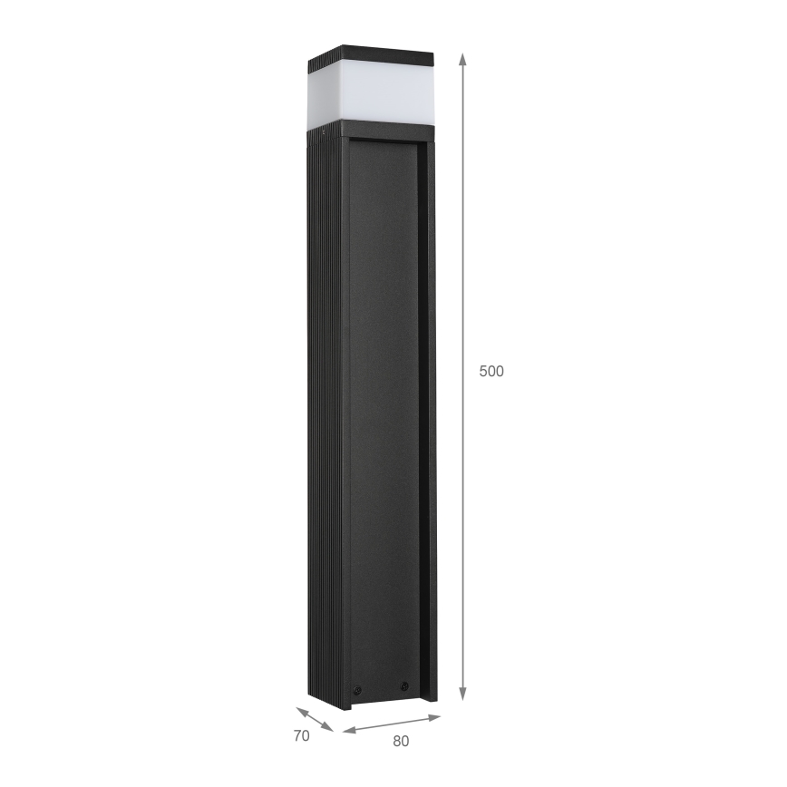 Vonkajšia lampa VESPER 1xG9/5W/230V IP44 50 cm čierna