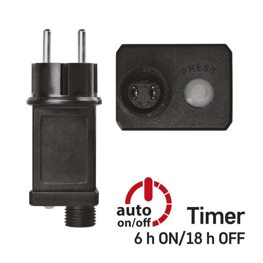 Vonkajšia LED reťaz 100xLED/15m IP44 studená biela