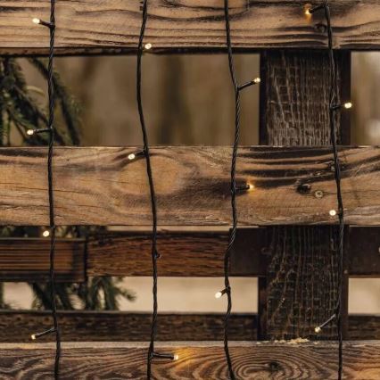 Vonkajšia LED svetelná reťaz 50×LED/5 m IP44 teplá biela