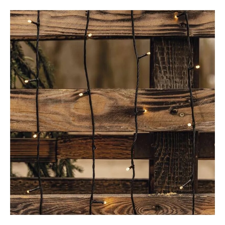 Vonkajšia LED svetelná reťaz 50×LED/5 m IP44 teplá biela