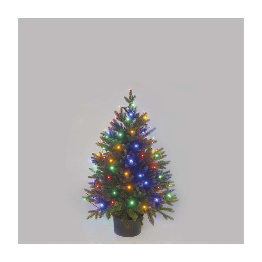 Vonkajšia LED svetelná reťaz 80xLED/13m IP44 viacfarebná