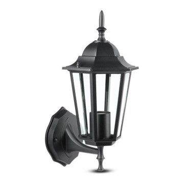 Vonkajšia nástenná lampa 1xE27/40W/230V IP44 čierna