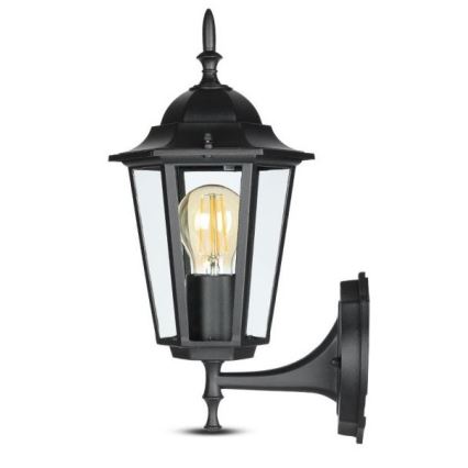 Vonkajšia nástenná lampa 1xE27/40W/230V IP44 čierna