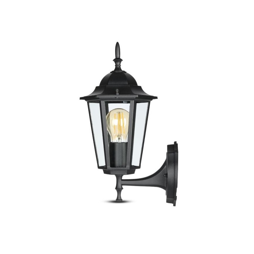 Vonkajšia nástenná lampa 1xE27/40W/230V IP44 čierna