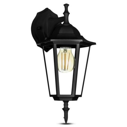 Vonkajšia nástenná lampa 1xE27/40W/230V IP44 čierna