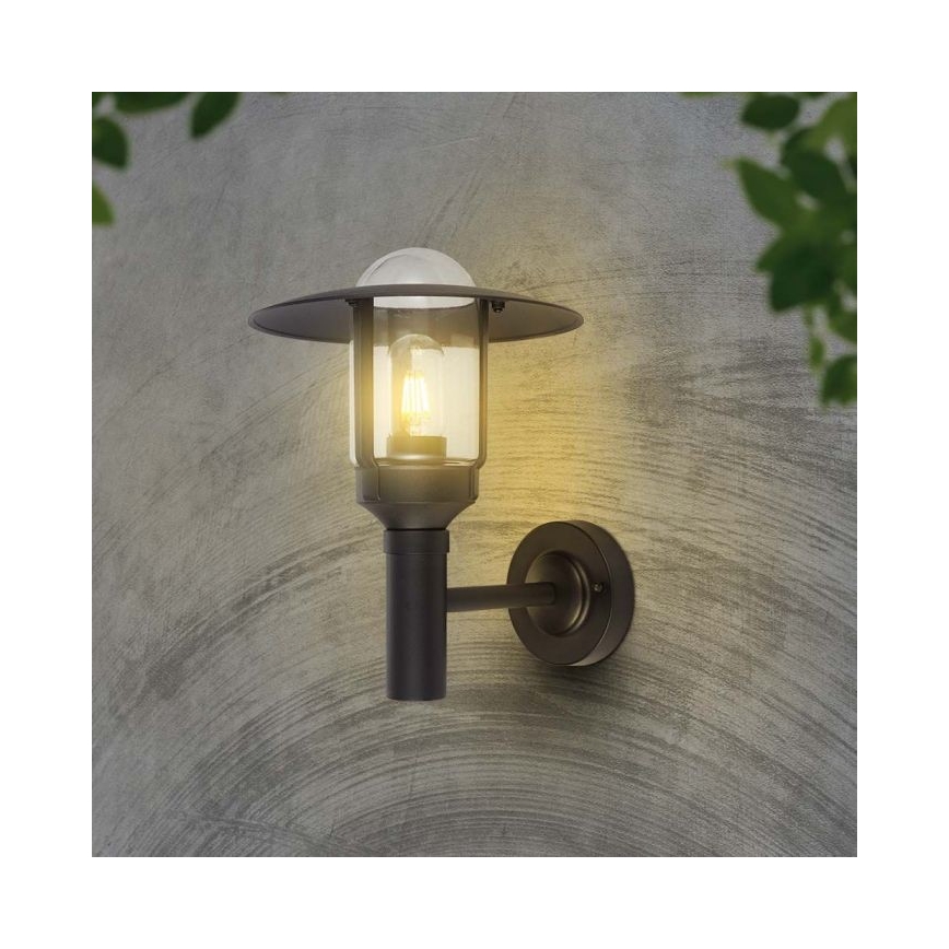 Vonkajšia nástenná lampa 1xE27/60W/230V IP44 čierna