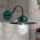 Vonkajšia nástenná lampa EDWARD 1xE27/60W/230V IP44 zelená
