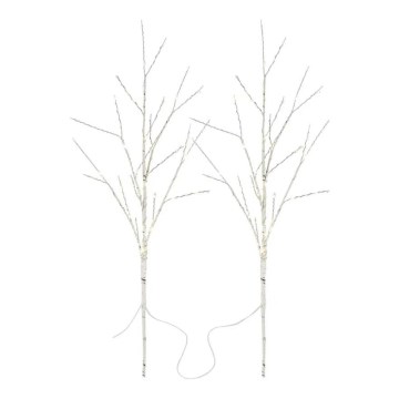 Vonkajšia vianočná LED dekorácia, 100xLED/3xAA, teplá biela, IP44