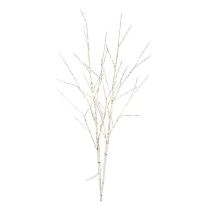 Vonkajšia vianočná LED dekorácia, 100xLED/3xAA, teplá biela, IP44