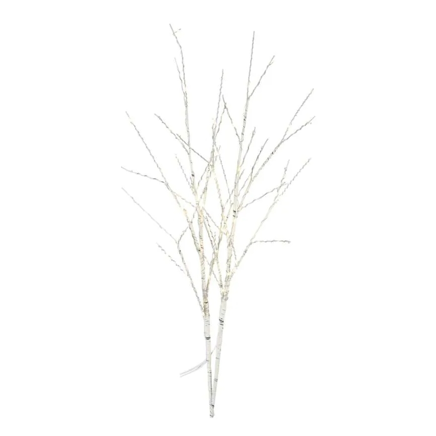 Vonkajšia vianočná LED dekorácia, 100xLED/3xAA, teplá biela, IP44