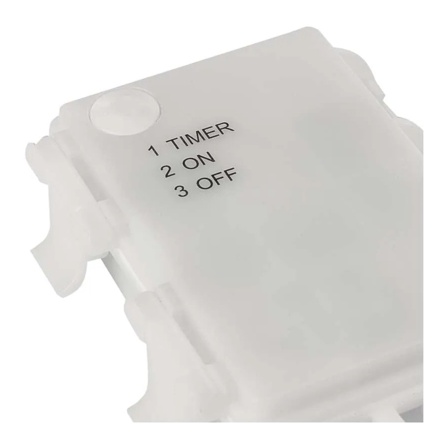 Vonkajšia vianočná LED dekorácia, 100xLED/3xAA, teplá biela, IP44