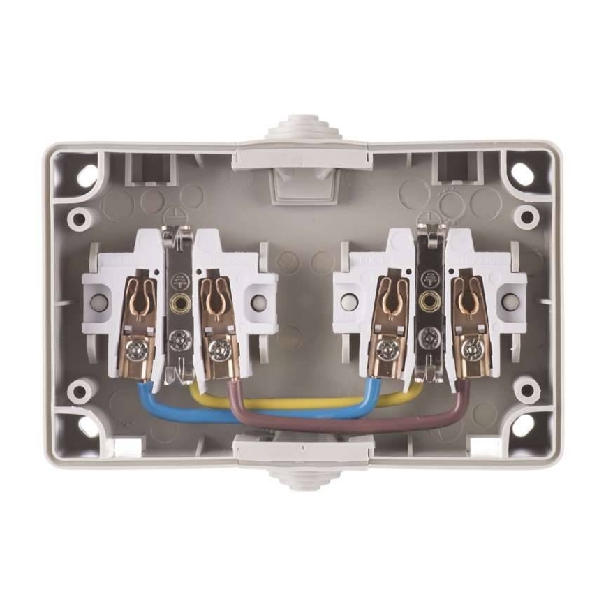 Vonkajšia zásuvka SCHUKO 250V/16A IP44 2Z