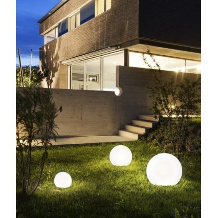 Vonkajšie dekoračné svietidlo GARDEN BALL 1xE27/40W/230V IP65 pr. 25 cm