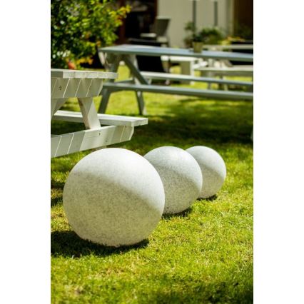 Vonkajšie dekoračné svietidlo GARDEN BALL 1xE27/40W/230V IP65 pr. 38 cm