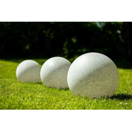 Vonkajšie dekoračné svietidlo GARDEN BALL 1xE27/40W/230V IP65 pr. 38 cm