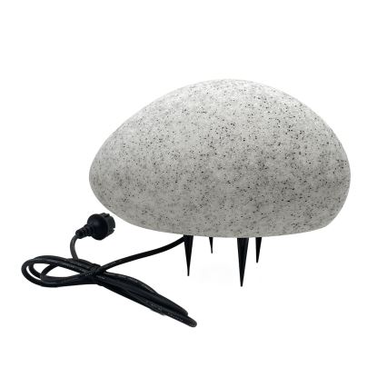 Vonkajšie dekoračné svietidlo LUMISTONE 1xE27/15W/230V IP65 priemer 31,8 cm