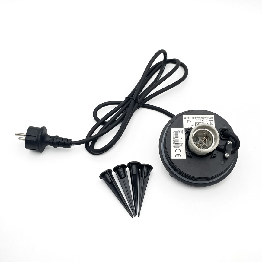 Vonkajšie dekoračné svietidlo LUMISTONE 1xE27/15W/230V IP65 priemer 31,8 cm