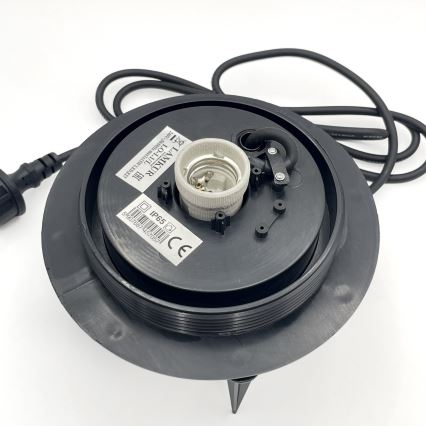 Vonkajšie dekoračné svietidlo LUMISTONE 1xE27/15W/230V IP65 priemer 38 cm