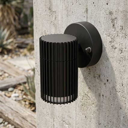 Vonkajšie nástenné bodové svietidlo LANTHEA 1xGU10/11W/230V IP44 čierna