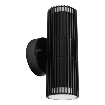 Vonkajšie nástenné bodové svietidlo LANTHEA 2xGU10/11W/230V IP44 čierne