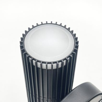 Vonkajšie nástenné bodové svietidlo LANTHEA 2xGU10/11W/230V IP44 čierne