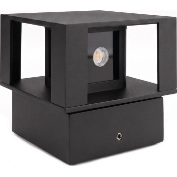 Vonkajšie nástenné LED svietidlo LED/12W/230V IP54 čierne