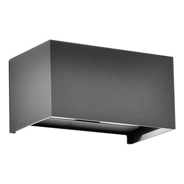 Vonkajšie nástenné LED svietidlo LED/24W/230V 4000K IP65 antracitové