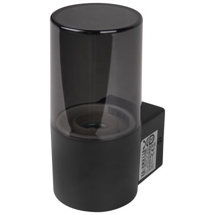 Vonkajšie nástenné svietidlo 1xE27/40W/230V IP44 čierne/dymové