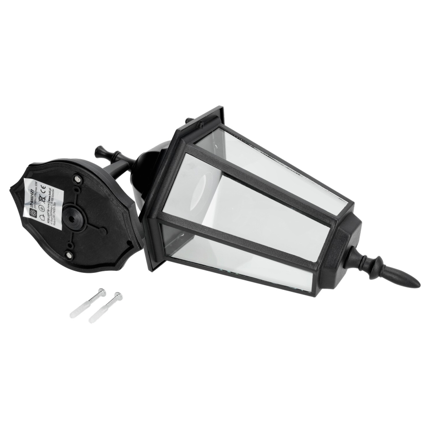 Vonkajšie nástenné svietidlo 1xE27/60W/230V IP44 čierna