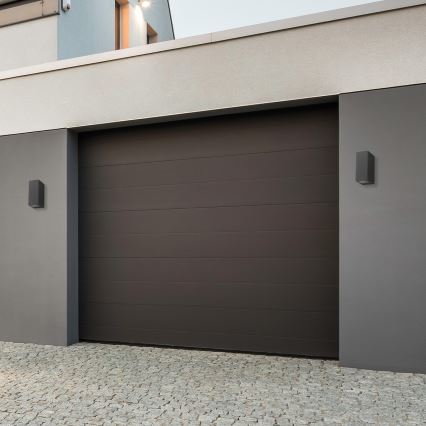 Vonkajšie nástenné svietidlo BOKA 2xGU10/60W/230V IP44 čierna