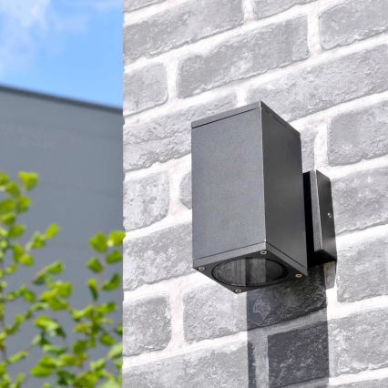 Vonkajšie nástenné svietidlo MORRIS 2xGU10/35W/230V IP54