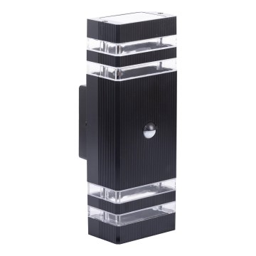 Vonkajšie nástenné svietidlo so senzorom BREZZA 2xGU10/35W/230V IP65